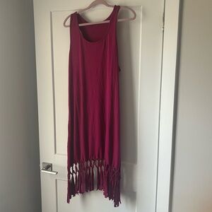 Amazon Swim Fringe Swim Cover Up